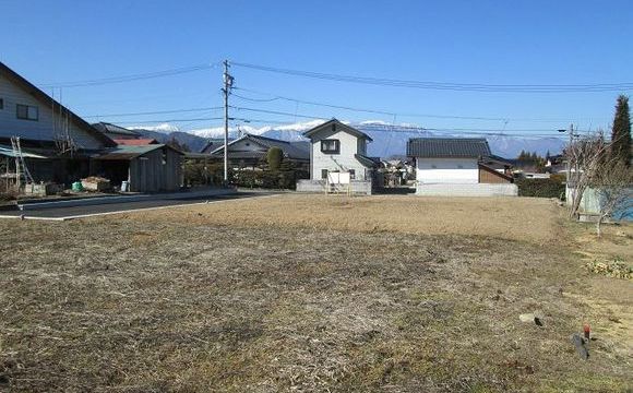 西側、中央アルプス