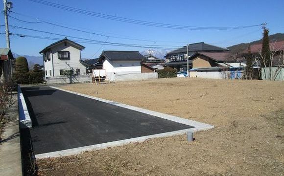 C区画から西側を見る