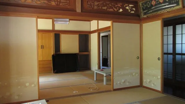 1階 和室 続き間(反対方向から)