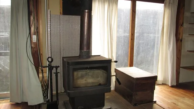 リビングにある薪ストーブ