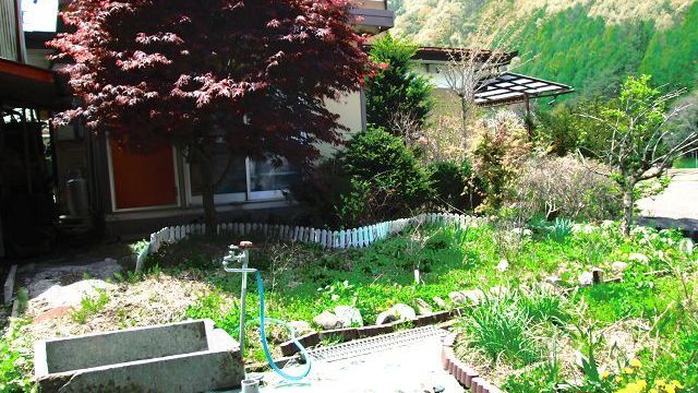 南側 庭(5月頃の様子)